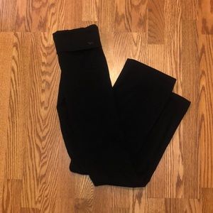 Bootcut black leggings